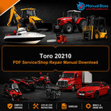 Toro 20210 PDF Service/Shop Repair Manual Download