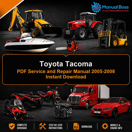 Toyota Tacoma PDF Service and Repair Manual 2005-2008 Instant Download