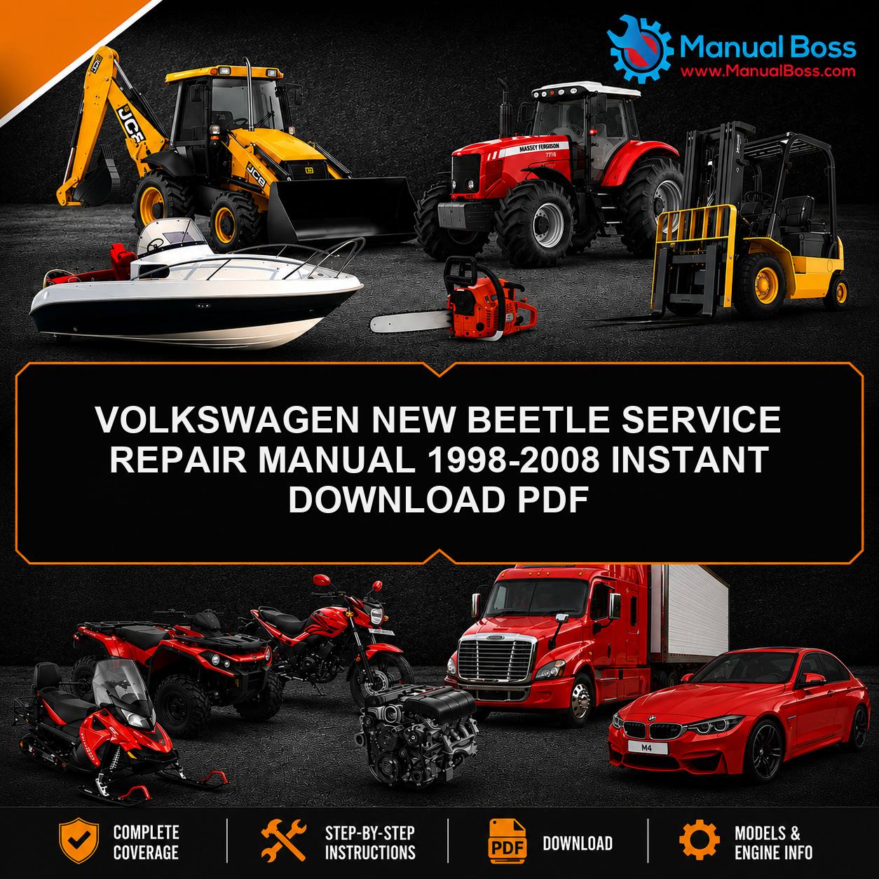 VOLKSWAGEN NEW BEETLE SERVICE REPAIR MANUAL 1998-2008 INSTANT DOWNLOAD PDF