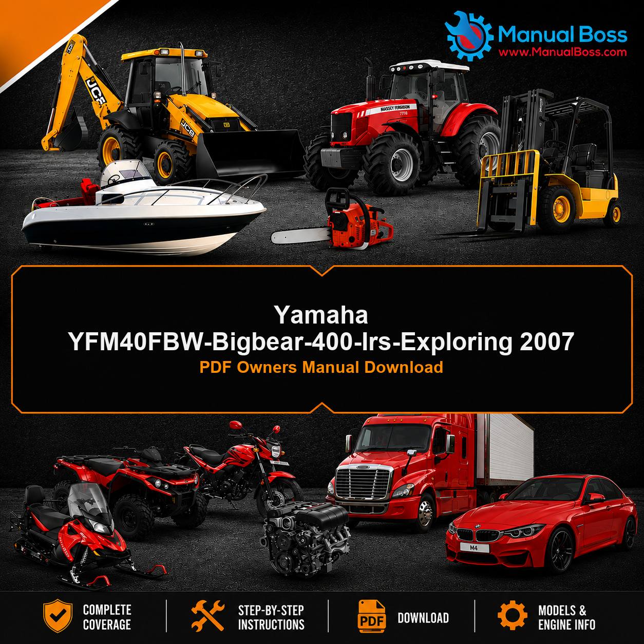 Yamaha YFM40FBW-Bigbear-400-Irs-Exploring 2007 PDF Owners Manual Download