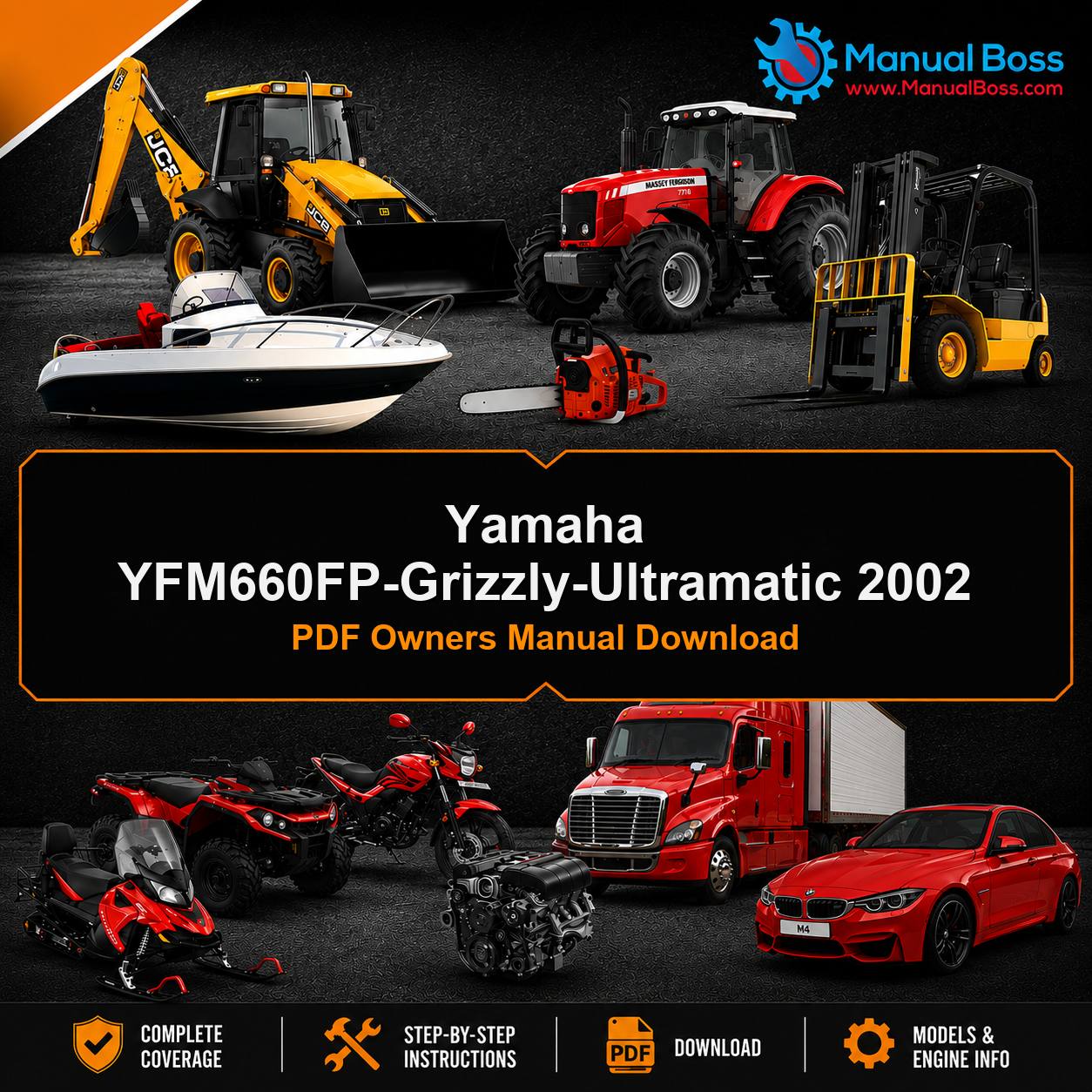 Yamaha YFM660FP-Grizzly-Ultramatic 2002 PDF Owners Manual Download