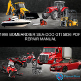 1998 BOMBARDIER SEA-DOO GTI 5836 PDF REPAIR MANUAL Default Title