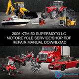 2006 KTM 50 SUPERMOTO LC MOTORCYCLE SERVICE/SHOP PDF REPAIR MANUAL DOWNLOAD Default Title