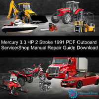 Mercury 3.3 HP 2 Stroke 1991 PDF Outboard Service/Shop Manual Repair Guide Download Default Title