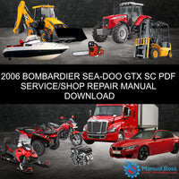 2006 BOMBARDIER SEA-DOO GTX SC PDF SERVICE/SHOP REPAIR MANUAL DOWNLOAD Default Title
