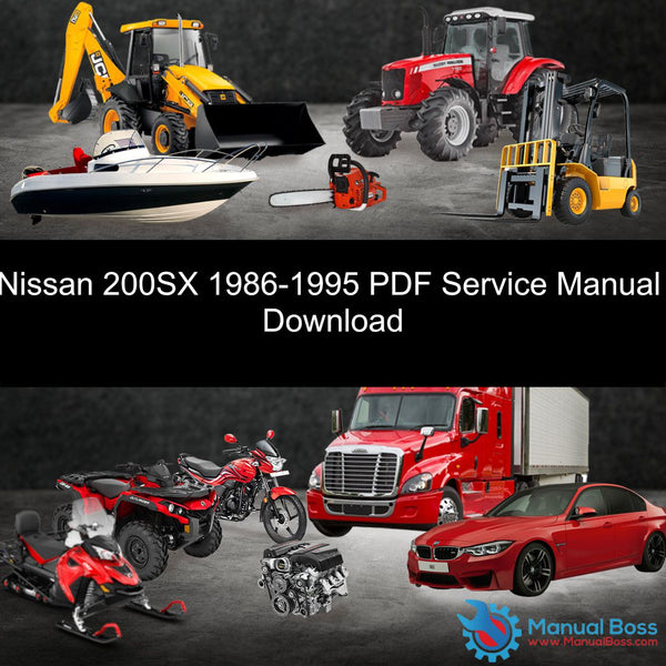 Nissan 200SX 1986-1995 PDF Service Manual Download Default Title