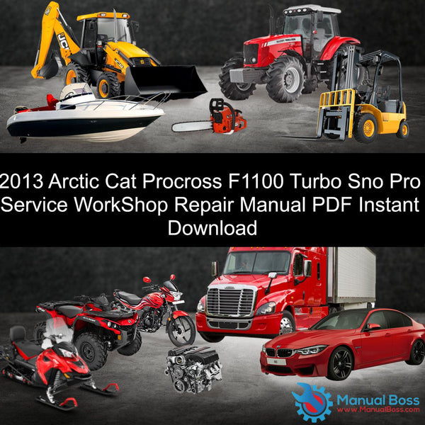 2013 Arctic Cat Procross F1100 Turbo Sno Pro Service WorkShop Repair Manual PDF Instant Download Default Title