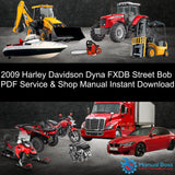 2009 Harley Davidson Dyna FXDB Street Bob PDF Service & Shop Manual Instant Download Default Title